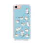 スリムプロテクションケース［ 夜は猫といっしょ - キュルガ - 総柄 ］