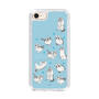 スリムプロテクションケース［ 夜は猫といっしょ - キュルガ - 総柄 ］