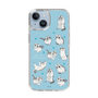 スリムプロテクションケース［ 夜は猫といっしょ - キュルガ - 総柄 ］