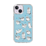 スリムプロテクションケース［ 夜は猫といっしょ - キュルガ - 総柄 ］