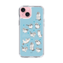 スリムプロテクションケース［ 夜は猫といっしょ - キュルガ - 総柄 ］