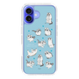 スリムプロテクションケース［ 夜は猫といっしょ - キュルガ - 総柄 ］