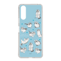 スリムプロテクションケース［ 夜は猫といっしょ - キュルガ - 総柄 ］