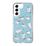 スリムプロテクションケース［ 夜は猫といっしょ - キュルガ - 総柄 ］