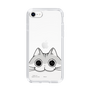 スリムプロテクションケース［ 夜は猫といっしょ - キュルガ - ひょっこり ］
