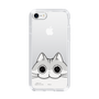 スリムプロテクションケース［ 夜は猫といっしょ - キュルガ - ひょっこり ］