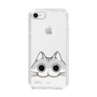 スリムプロテクションケース［ 夜は猫といっしょ - キュルガ - ひょっこり ］