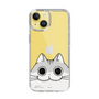 スリムプロテクションケース［ 夜は猫といっしょ - キュルガ - ひょっこり ］