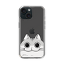スリムプロテクションケース［ 夜は猫といっしょ - キュルガ - ひょっこり ］