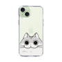 スリムプロテクションケース［ 夜は猫といっしょ - キュルガ - ひょっこり ］