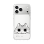 スリムプロテクションケース［ 夜は猫といっしょ - キュルガ - ひょっこり ］