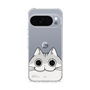 スリムプロテクションケース［ 夜は猫といっしょ - キュルガ - ひょっこり ］