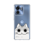 スリムプロテクションケース［ 夜は猫といっしょ - キュルガ - ひょっこり ］
