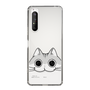 スリムプロテクションケース［ 夜は猫といっしょ - キュルガ - ひょっこり ］