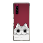 スリムプロテクションケース［ 夜は猫といっしょ - キュルガ - ひょっこり ］