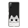 スリムプロテクションケース［ 夜は猫といっしょ - キュルガ - ひょっこり ］