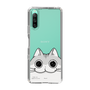 スリムプロテクションケース［ 夜は猫といっしょ - キュルガ - ひょっこり ］