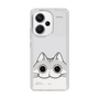 スリムプロテクションケース［ 夜は猫といっしょ - キュルガ - ひょっこり ］