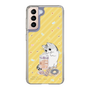 スリムプロテクションケース［ 夜は猫といっしょ - キュルガ - お菓子 ］