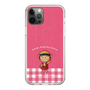 スリムプロテクションケース［ ちびまる子ちゃん - ピンクチェック ］
