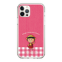 スリムプロテクションケース［ ちびまる子ちゃん - ピンクチェック ］