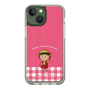 スリムプロテクションケース［ ちびまる子ちゃん - ピンクチェック ］