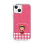 スリムプロテクションケース［ ちびまる子ちゃん - ピンクチェック ］