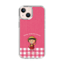 スリムプロテクションケース［ ちびまる子ちゃん - ピンクチェック ］