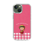 スリムプロテクションケース［ ちびまる子ちゃん - ピンクチェック ］