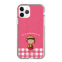 スリムプロテクションケース［ ちびまる子ちゃん - ピンクチェック ］