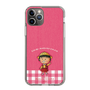 スリムプロテクションケース［ ちびまる子ちゃん - ピンクチェック ］