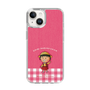 スリムプロテクションケース［ ちびまる子ちゃん - ピンクチェック ］
