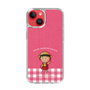 スリムプロテクションケース［ ちびまる子ちゃん - ピンクチェック ］