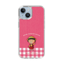 スリムプロテクションケース［ ちびまる子ちゃん - ピンクチェック ］