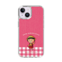 スリムプロテクションケース［ ちびまる子ちゃん - ピンクチェック ］