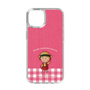 スリムプロテクションケース［ ちびまる子ちゃん - ピンクチェック ］