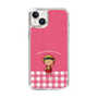 スリムプロテクションケース［ ちびまる子ちゃん - ピンクチェック ］