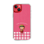 スリムプロテクションケース［ ちびまる子ちゃん - ピンクチェック ］