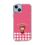 スリムプロテクションケース［ ちびまる子ちゃん - ピンクチェック ］