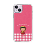 スリムプロテクションケース［ ちびまる子ちゃん - ピンクチェック ］