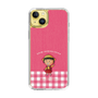 スリムプロテクションケース［ ちびまる子ちゃん - ピンクチェック ］