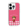 スリムプロテクションケース［ ちびまる子ちゃん - ピンクチェック ］