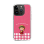 スリムプロテクションケース［ ちびまる子ちゃん - ピンクチェック ］