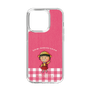 スリムプロテクションケース［ ちびまる子ちゃん - ピンクチェック ］