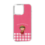 スリムプロテクションケース［ ちびまる子ちゃん - ピンクチェック ］