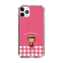スリムプロテクションケース［ ちびまる子ちゃん - ピンクチェック ］