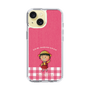 スリムプロテクションケース［ ちびまる子ちゃん - ピンクチェック ］