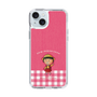 スリムプロテクションケース［ ちびまる子ちゃん - ピンクチェック ］