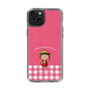 スリムプロテクションケース［ ちびまる子ちゃん - ピンクチェック ］