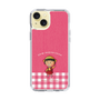 スリムプロテクションケース［ ちびまる子ちゃん - ピンクチェック ］